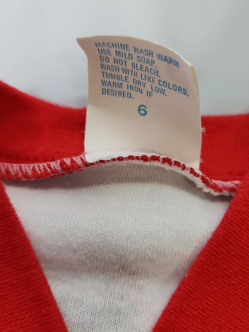 VTG Mickey Mouse baby cardigan fleCream & Red Kids Button-Front Cartoon Cardigan